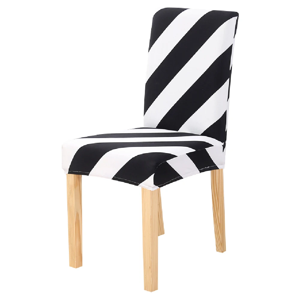 Christmas Decor Dining Room Chair Cover Washable Removable Stretch Seat Cover Chair Universal Size Covers Seat Slipcovers - Цвет: Style-5
