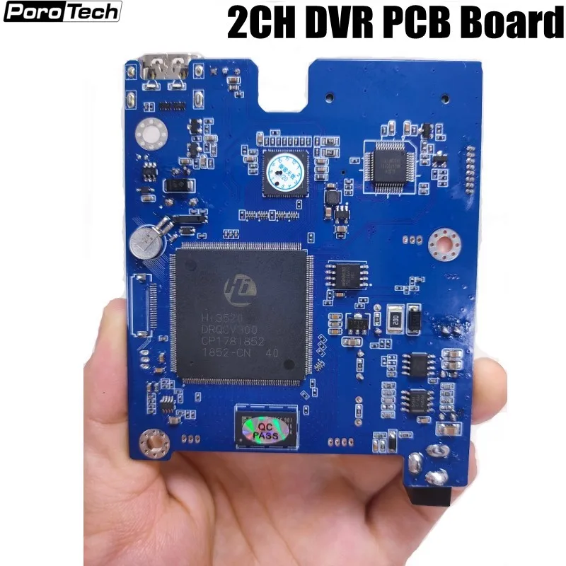 

20PCS HD 1080P 2CH DVR PCB Board Real-time with remote control Mini Vehicle Mobile bus DVR Board support SD 128GB