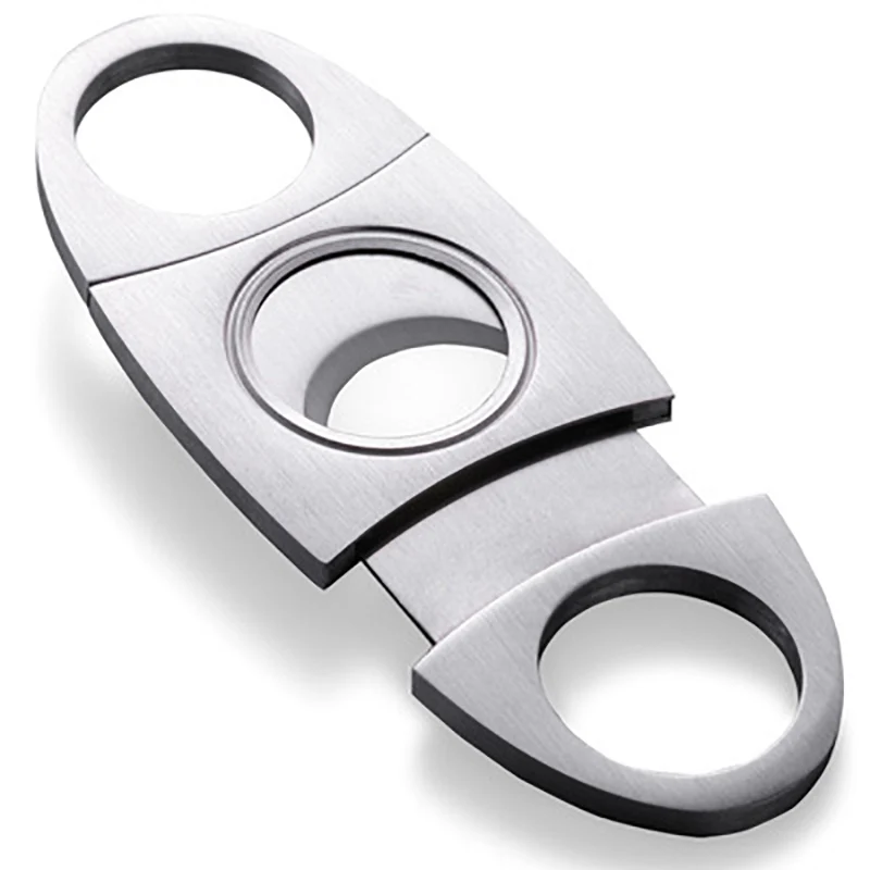 

High Promotion COHIBA Cigar Cutter Double Stainless Steel Blades Guillotine Metal Sharp Sigaar Cutter Cigar Scissor