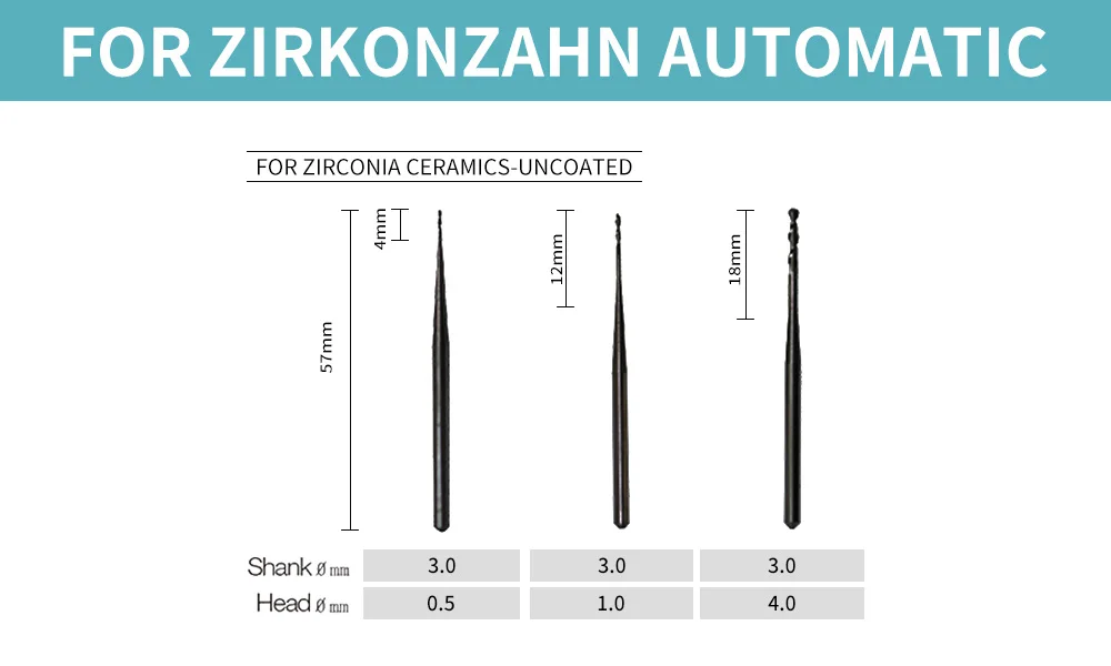 Zirkonzahn m1/m5 фрезерные боры
