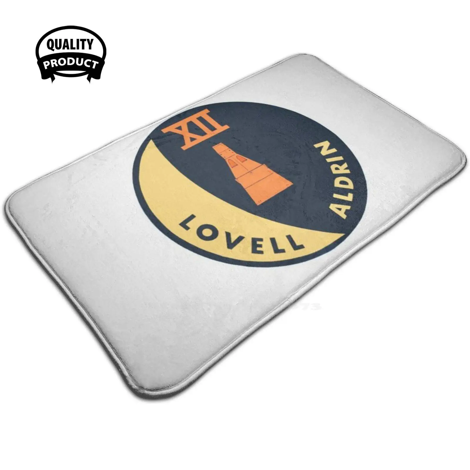 Gemini 12 Mission Logo Soft House Family Tappetino Antiscivolo Tappeto Tappeto Progetto Gemini Progetto Apollo Gemini Appollo Gemini 4