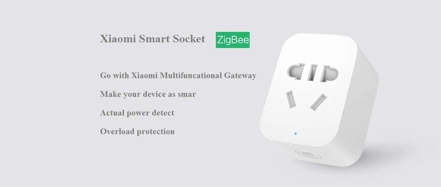 Xiaomi mi умный Wi-Fi разъем ZigBee версия приложения дистанционное управление таймер определение мощности с умным домом mi Home приложение
