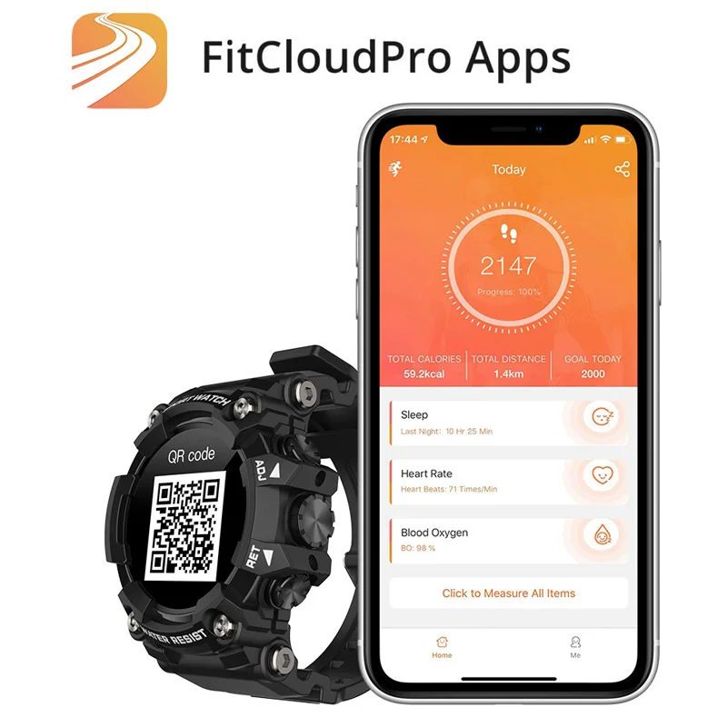 Reloj inteligente TINOW T6 para hombre, resistente al agua