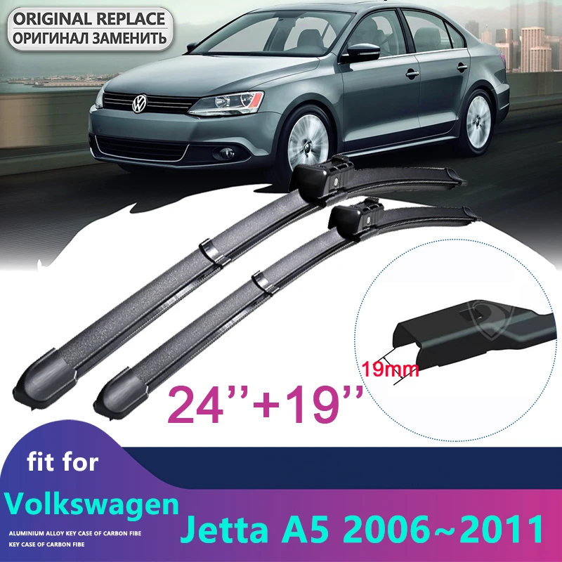 Escobillas de limpiaparabrisas delanteras para Volkswagen, VW, Jetta, ~ 2011, accesorios para automóviles, 2007, 2008, 2009, 2010|Limpiaparabrisas| - AliExpress