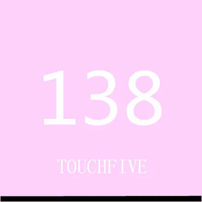 TOUCHFIVE 168 цветов одиночные художественные маркеры Кисть ручка эскиз на спиртовой основе маркеры двойная головка манга ручки для рисования товары для рукоделия - Цвет: 138-light pink