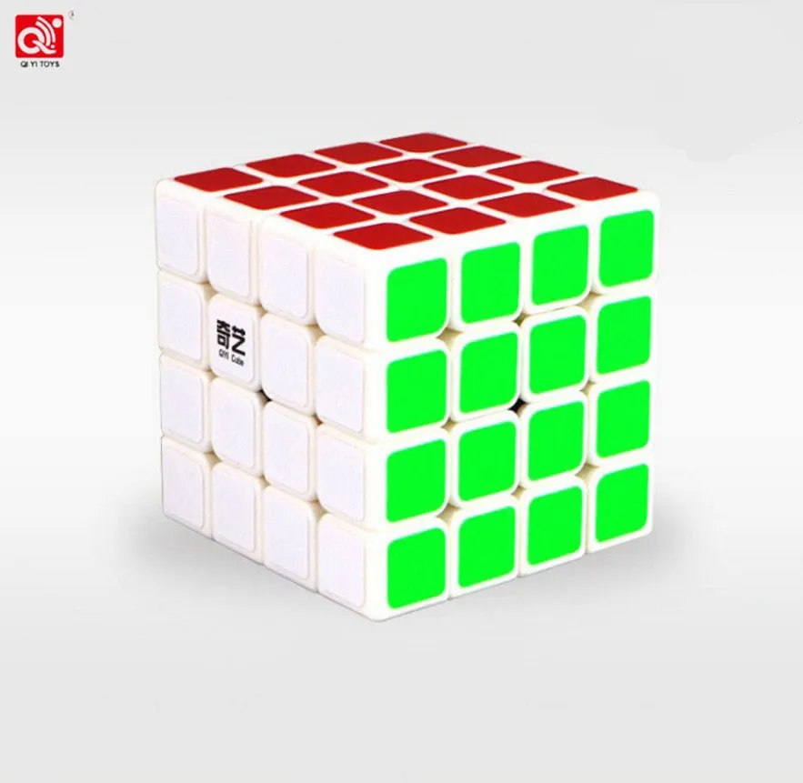 Qiyi 4x4x4 шаги 6,2*6,2*6,2 см соревноваться в скорости введение гладкий 4 волшебный Нео Куб оксифилла интерес игрушки для детей Распродажа - Цвет: 1