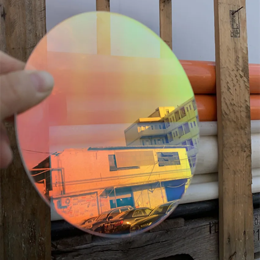 Round Shape Laser Acrylic Iridescent Dreaming Colorful Acrylic Sheet,Organic Oргстекло For Wedding/Advertising/Decorate 1-3MM