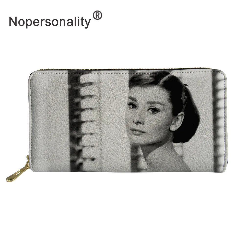 Nopersonality Женский Длинный кошелек клатч кошелек Мэрилин Monoroe простая Мода Монета ID держатель для карт женский телефон сумка кожаный кошелек - Цвет: YY0940Z21