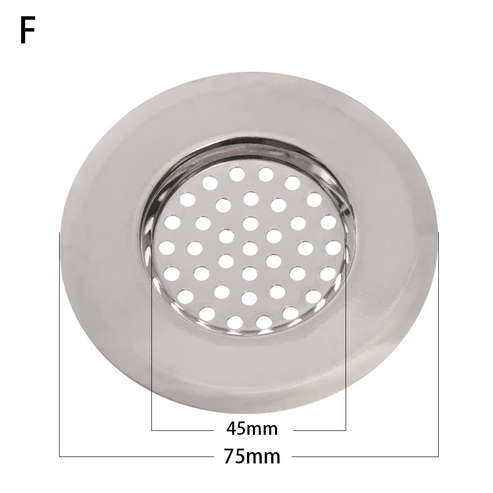 Colador De Fregadero De Cocina, Filtro De Drenaje De Acero Inoxidable,  Colador De Lavabo De Malla Con Borde Ancho Grande De 4,5 Para Fregaderos De  Cocina SN718 De 1,07 €