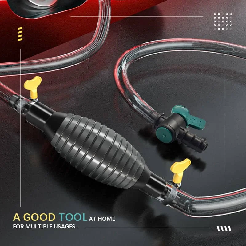 En oferta Bomba de mano para depósito de combustible de coche, dispositivo Manual de transferencia de aceite, combustible, diésel, líquido, sifón, Ahorrador de Combustible DolGYyAaW8J