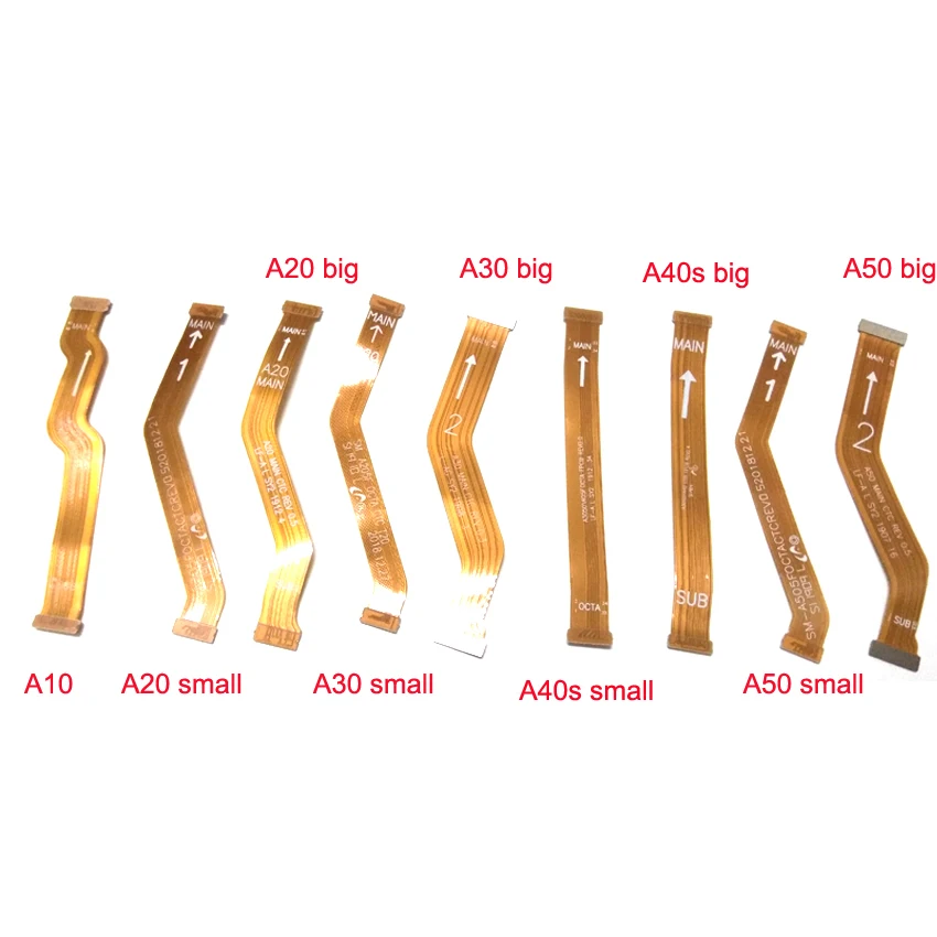 Гибкий кабель с ЖК дисплеем для Samsung Galaxy A10 A20 A30 A40 A40S A50 A60 A60S A705F материнская плата 10