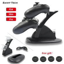 PS4 контроллер зарядная док-станция светодиодный двойной USB PS4 Геймпад Быстрая зарядка подставка станция для sony PS4/Slim/Pro контроллер