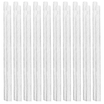 

40Pcs Fiberglass Replacement Wicks Torch Replacement Wicks Wine Bottle Wicks for Outdoor Tiki Torches, Patio Lighting