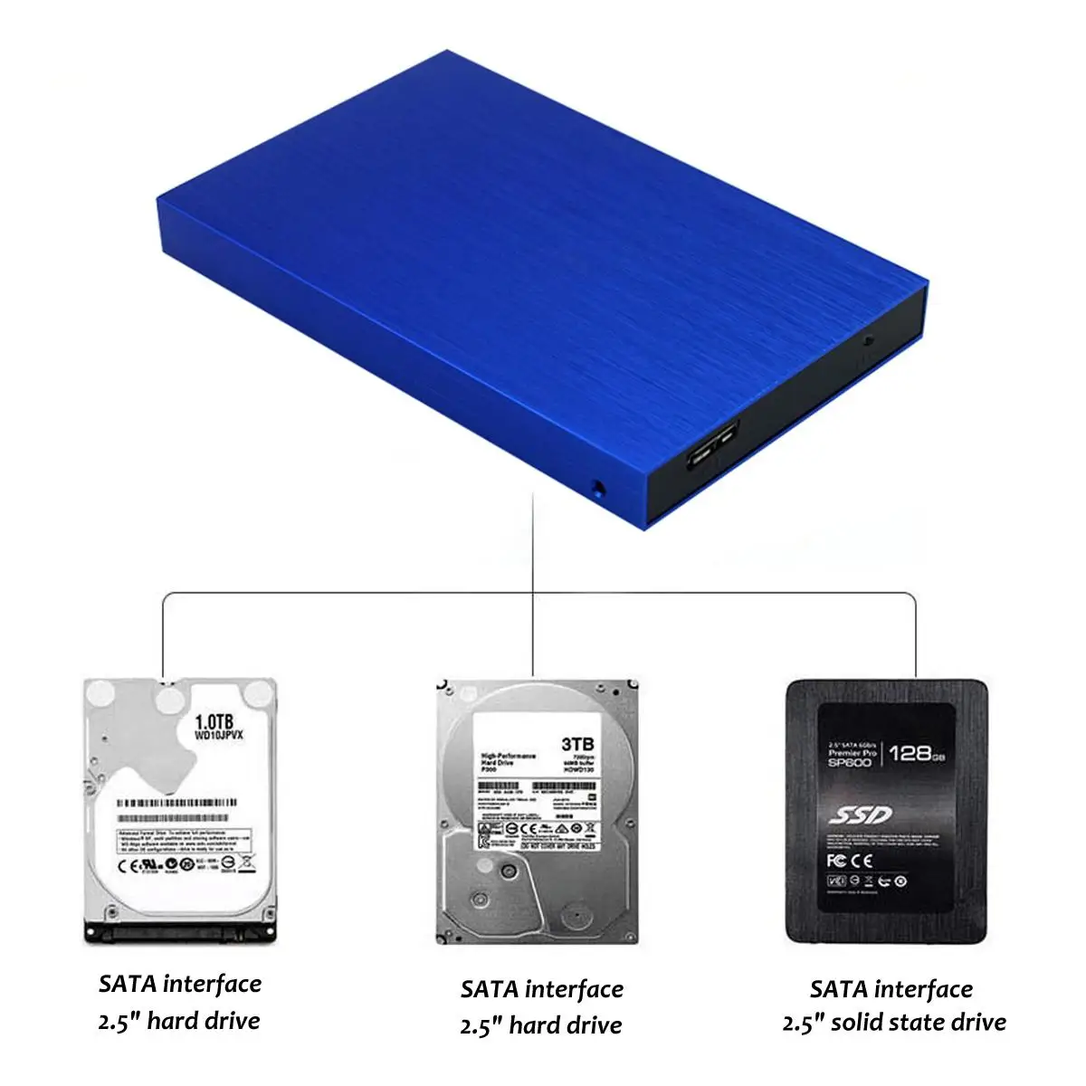 Жесткий диск 1 ТБ/2TBUSB3. 0 внешний HDD 2," Портативный SATA интерфейс внешний жесткий диск HDD диск для окна/Mac/ноутбука