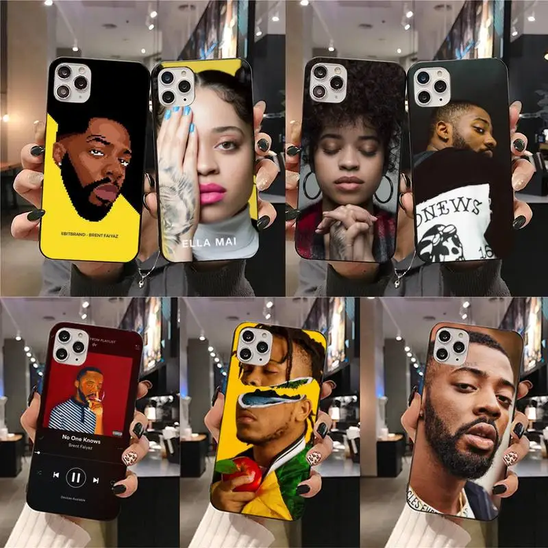 Ella Mai Брент Faiyaz мягкий чехол для задней панели мобильного телефона iPhone 11 pro XS MAX 8 7 6