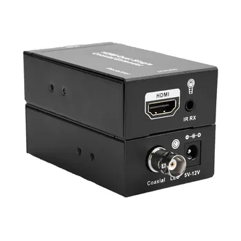 

HDMI+IR Over single 75ohm RG-6U Coax Cable Extender Sender Receiver F Connection Converter