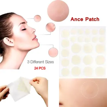 

24 PCS Hydrocolloid Facial Acne Skin Tag remover Pimple Cover Blackhead Invisible Patch Removal Stickers beauty skin care tools