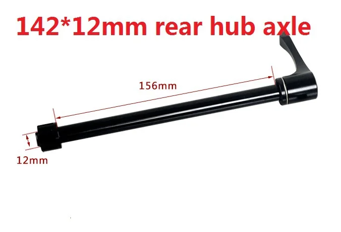 12x142 MM Black FOURIERS DH Велосипедная вилка баррель стержень quick release рычаг горные ось втулки 12/15 мм мост/135 мм, 142 мм, 148 мм, 150 мм концентратор - Цвет: 12x142 MM Black