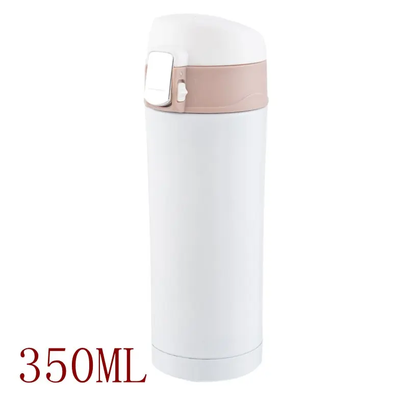 350ml white1 IVYSHION 350/500 мл Термос кружка Вакуумная чашка из нержавеющей стали автомобильная бутылка с изоляцией стакан бутылка для воды чайная кружка Термокружка - Цвет: 350ml white1