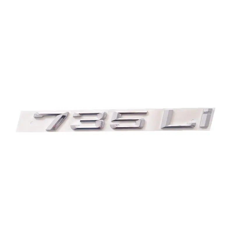 3D ABS пластиковая наклейка для 730Li 740Li 740Li 760Li эмблемы