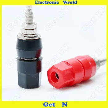 

10pcs/Pack M5*48 Terminal 5mm Pure Copper 4MM Banana Connector H-4010 30A High Current Ground Column