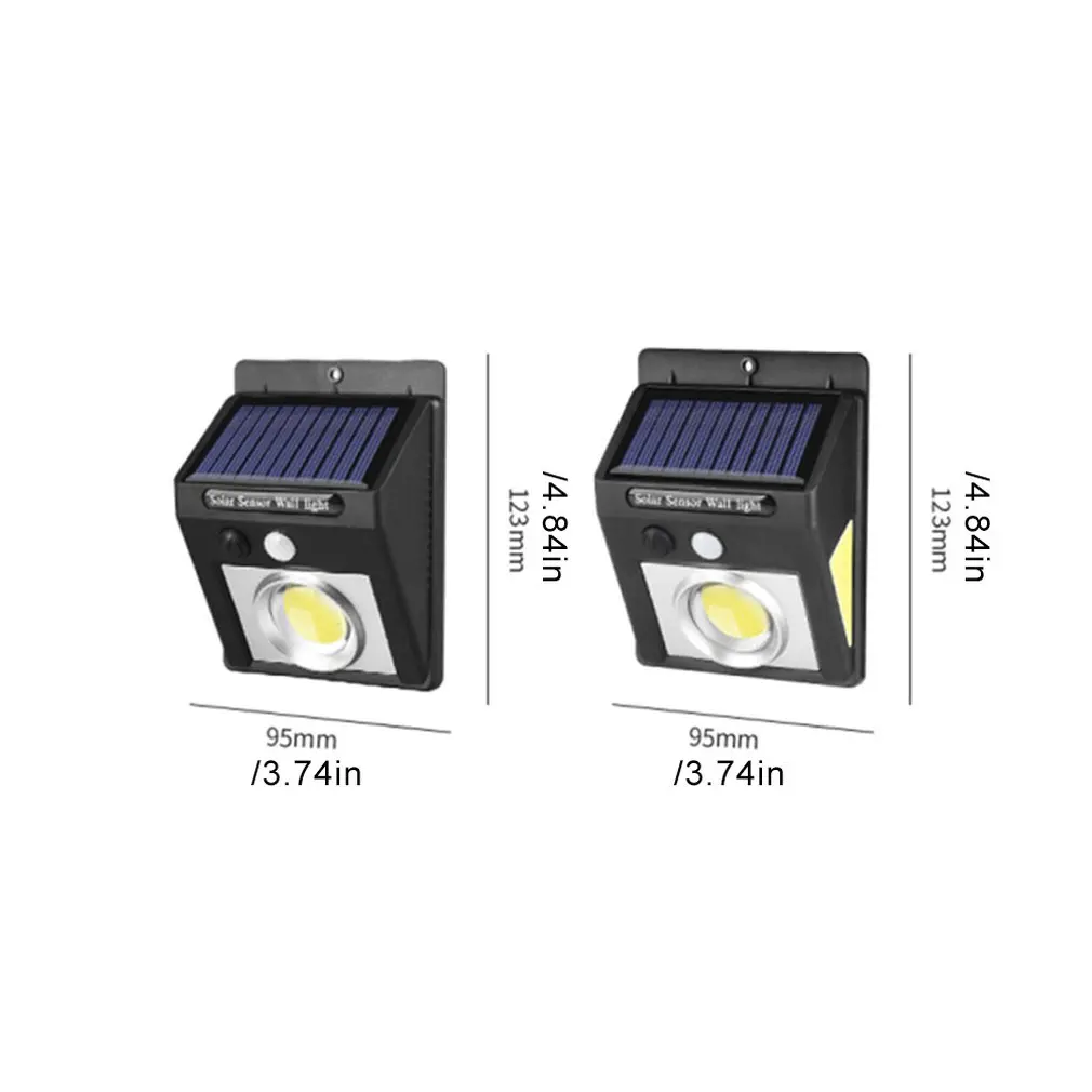 Солнечный настенный светильник COB 25 + 6 6LED индукционный для человеческого тела