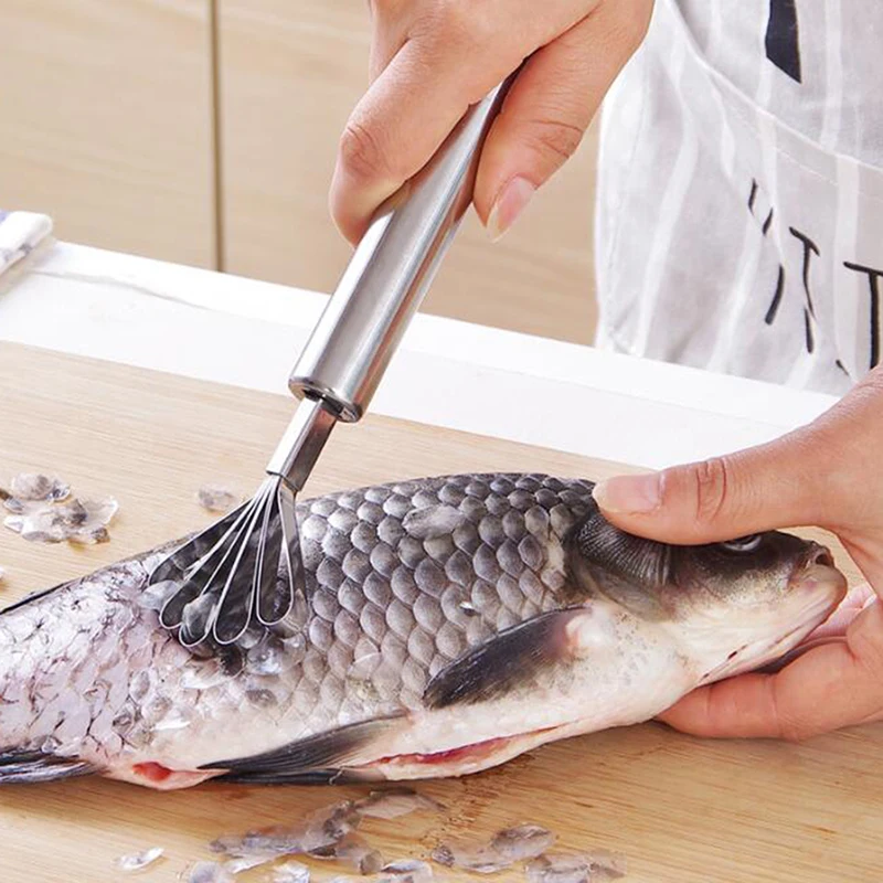 Creative Stainless Steel Shredded Coconut Knife Household Coconut Grater Fish Scale Planed Meat Scraper Kitchen Supplies