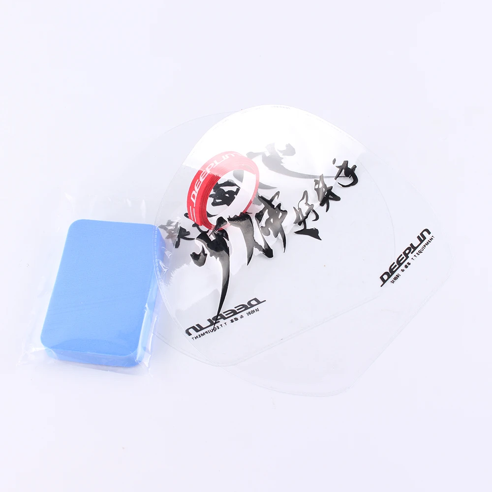 DB Second Professional Table Tennis Racket Care Accessories Rubber Protective Film+Cleaner Sponge+Racket Edge Protection