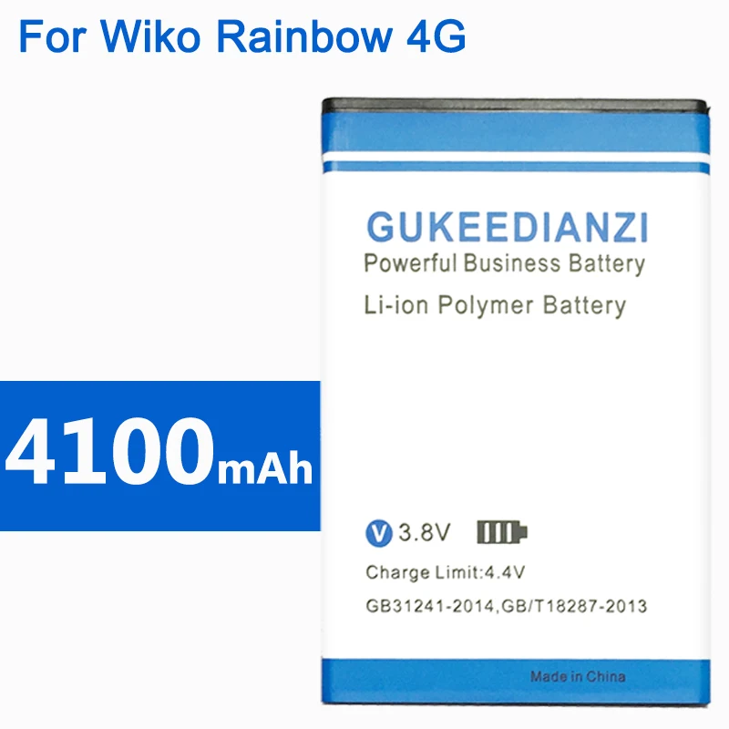 GUKEEDIANZI аккумулятор 4100 мАч для смартфона CUBOT RAINBOW, прочные Сменные Аккумуляторы для CUBOT RAINBOW