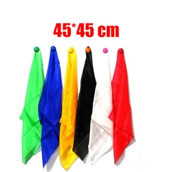1 pcs Colorful Silk 45* 45 cm Scarf Magic Tricks Learning & education Magic silk for close up magic prop