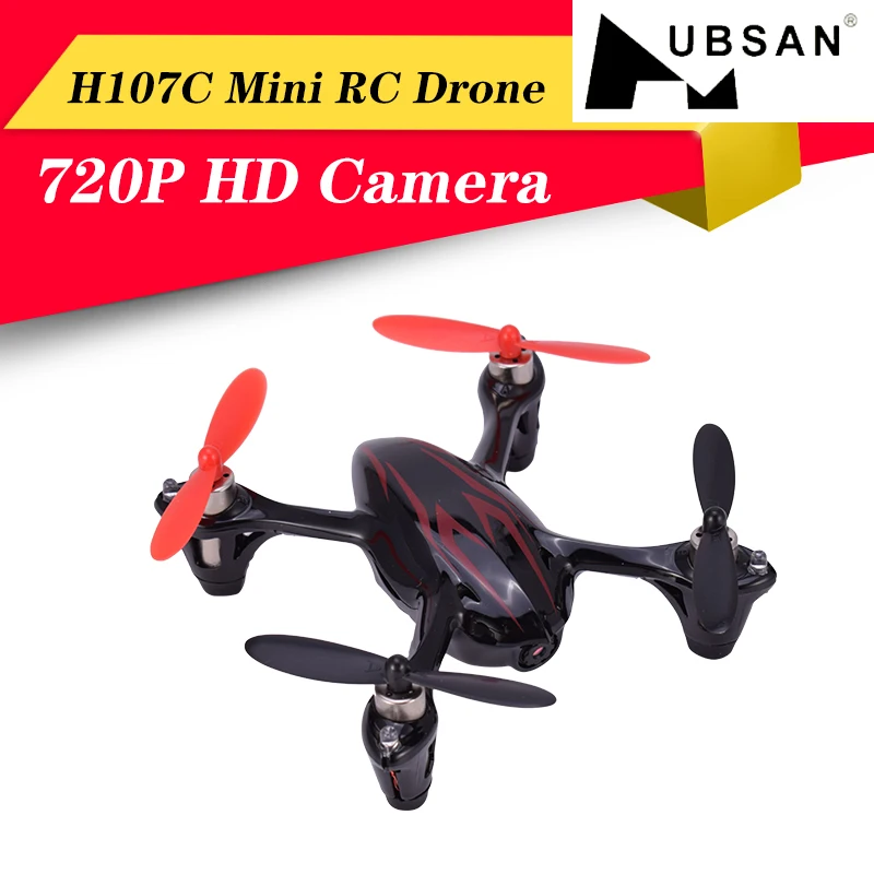 Квадрокоптер Hubsan H107 c X4 720P HD 2 4G 4CH RTF RC светодиодный с подсветкой пульт