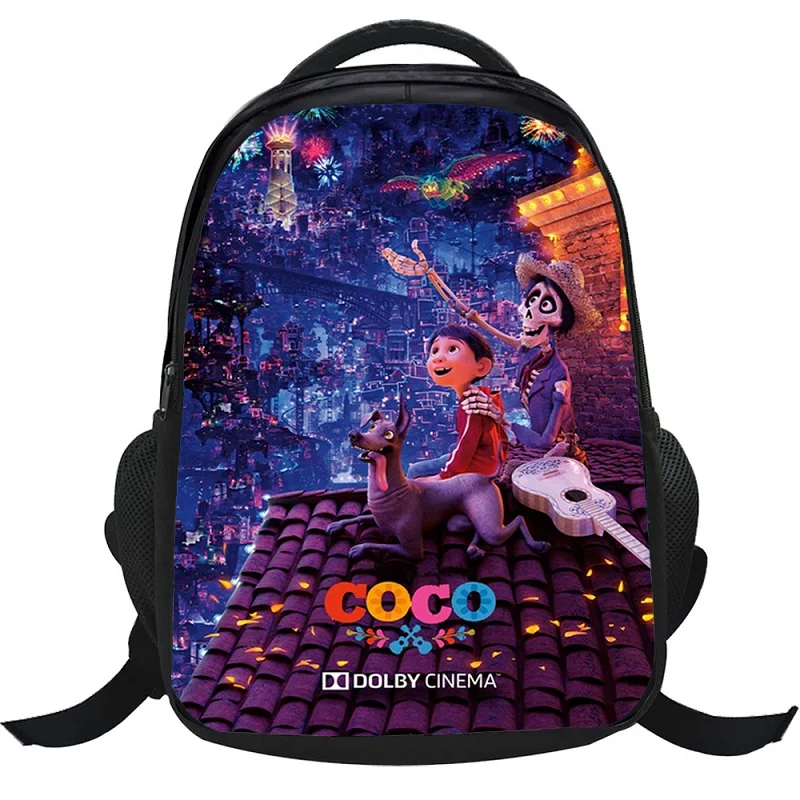 Movie COCO Детский рюкзак фильм Pixar детская книга Сумка Школьные сумки подростковый Рюкзак череп мультфильм мальчики рождественские подарки экшн-игрушки