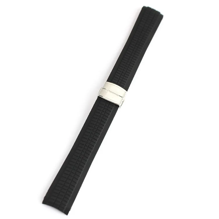 21 мм черный силиконовый резиновый ремешок для часов Patek ремешок для Aquanaut philpe 5164a 5167a ремешок для часов