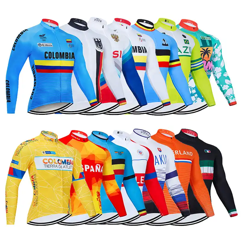 Maglia da ciclismo manica lunga squadra primavera/autunno Mtb uniforme anti  sudore abbigliamento da bici asciugatura rapida abbigliamento da bici Top  Wear|Cycling Jerseys| - AliExpress