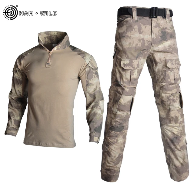 Tactical Military Airsoft Clothes Suits Uniform Training Suit Camouflage Hunting Shirts Pants Paintball Sets Military Pant Men Ruin gray