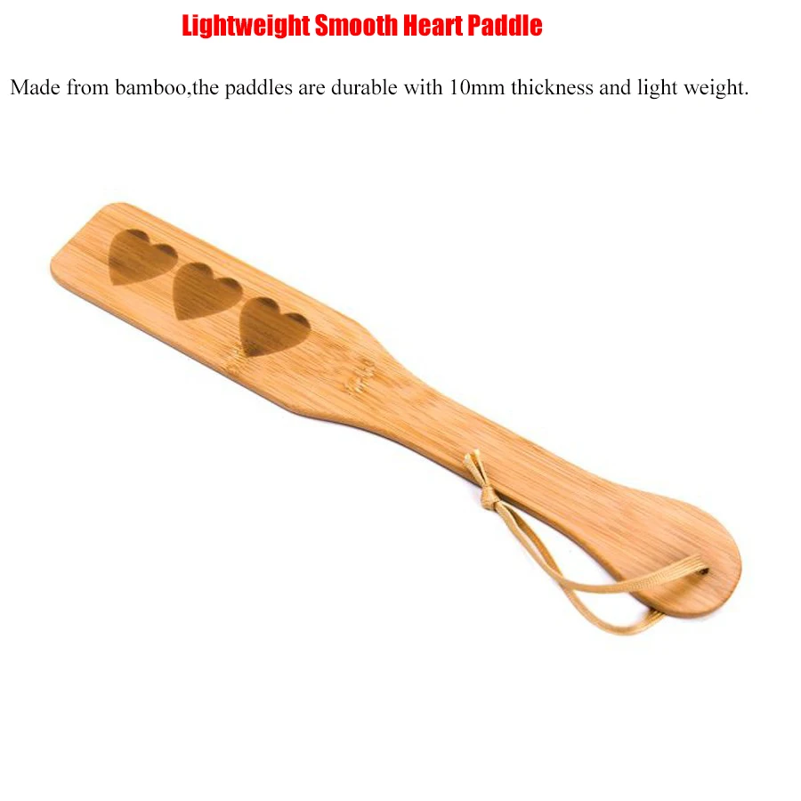 Bamboo Spanking Paddle,Sex Toys For Couples, Bdsm Bondage Sex Whip Flogger  For Woman Men,Adult