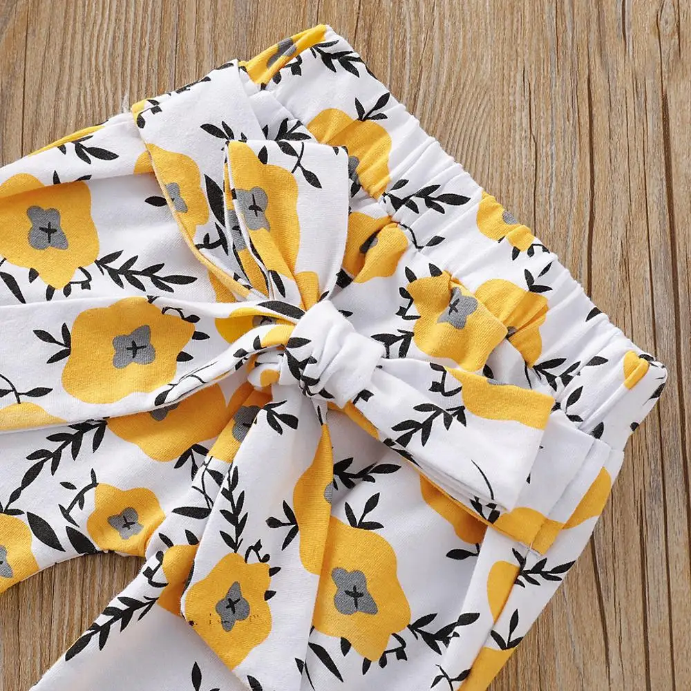 Baby Clothes Sets Cotton Letter Print Newborn Girls Bodysuits Pants Headband Outfits Spring Autumn Long Sleeve Infant 2pcs 0-18M