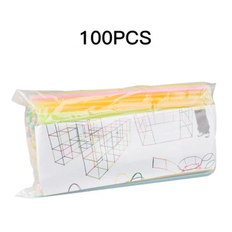 fluorescent-100pcs Детские игрушечные блоки туннельные строительные блоки детские игрушки для игровой площадки Обучающие пазлы для детей игрушки в помещении швейцарский нож игры - Цвет: fluorescent-100pcs