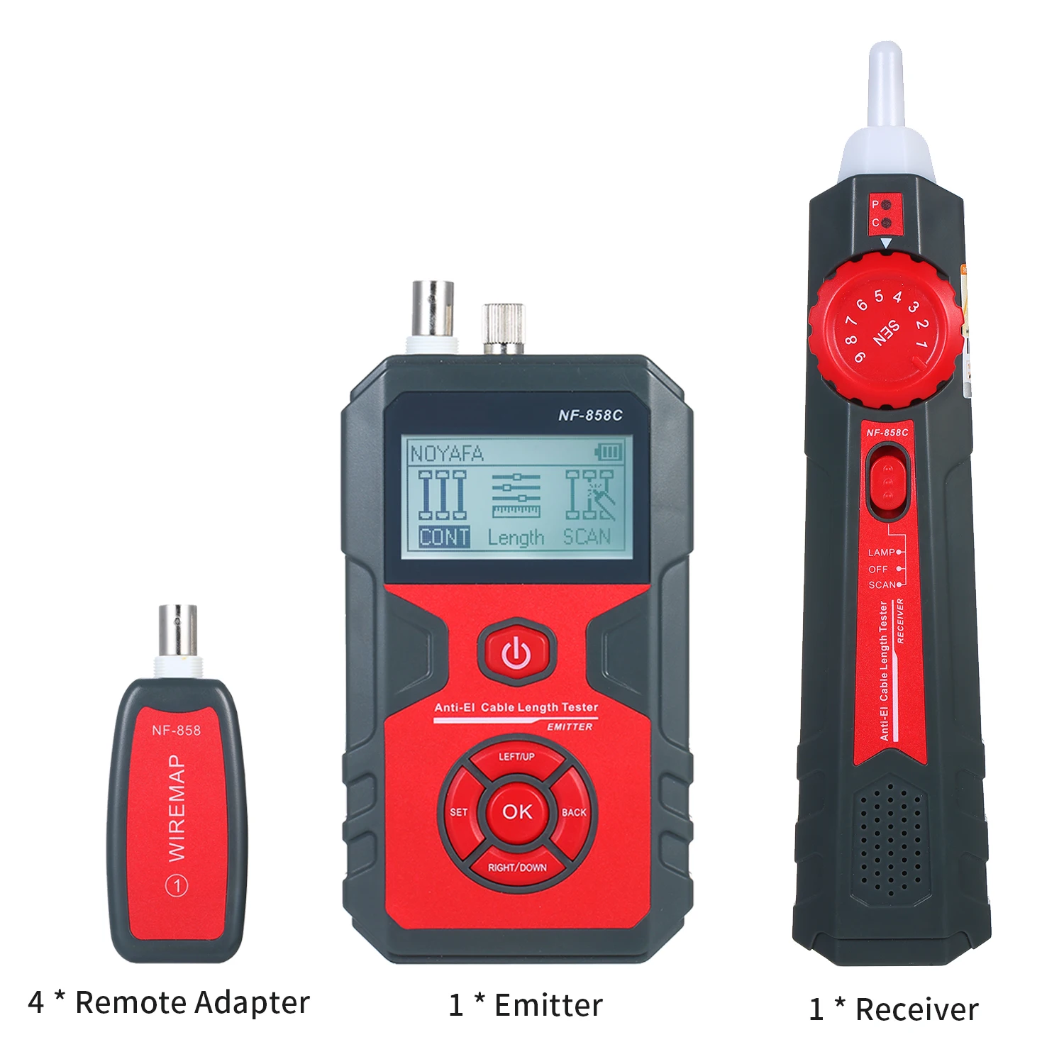 Wire Tracker Electrical Line Finding Testing Cable Tester Handheld Line Finder Cable Detector Wire Measuring Instrument