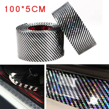 

Carbon Fiber Car Sticker Protector Strip Auto Body Nano Velcro Car Door Anti Scratch Collision Scuff Car Door Sill Scuff