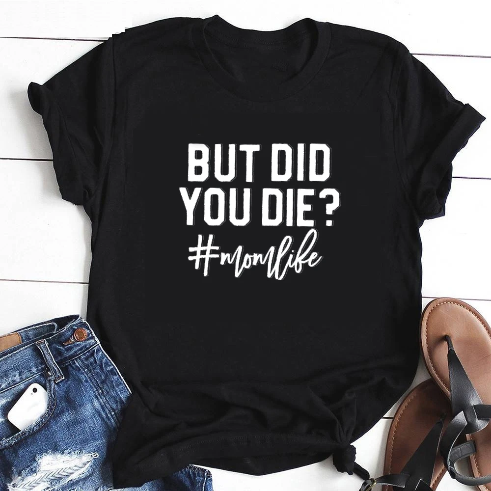 Футболка с надписью DID YOU DIE i love jesus подарок для мамы | Женская одежда