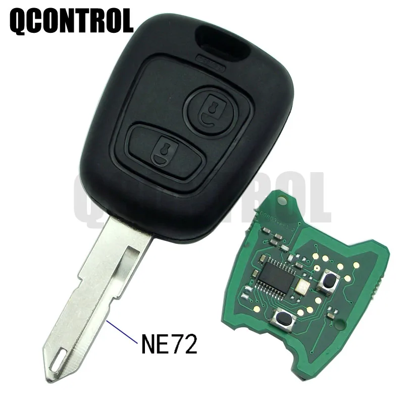QCONTROL Автомобильный Дистанционный Ключ DIY для CITROEN C2 NE72 Blade 433MHz полный ключ|Ключ от