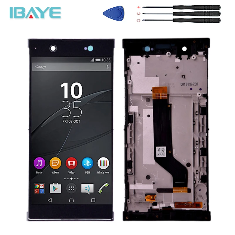 Для Sony Xperia xa1 Ultra G3221 G3212 G3223 G3226 ЖК дисплей с сенсорным стеклом дигитайзер в сборе