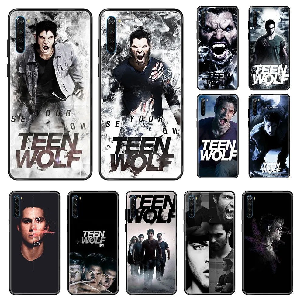 Силиконовый мягкий чехол бампер American TV series teen wolf черный для телефона Xiaomi Redmi Note S2 4