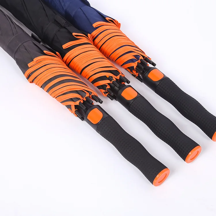 

New Style Double Layer Breathable 8 Bone Straight Pole Golf Umbrella Extra-large Wind-Resistant High-End Automatic Advertising U
