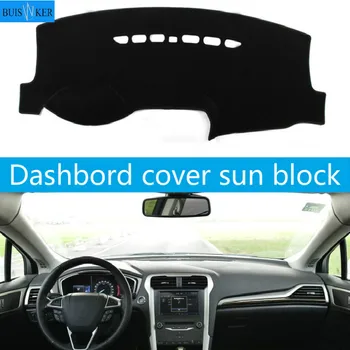 

For Ford Mondeo Fusion 2013-2018 2019 Anti-UV Dashboard Cover Mat Pad Dash Sun Shade Car Styling Instrument Carpet Accessories