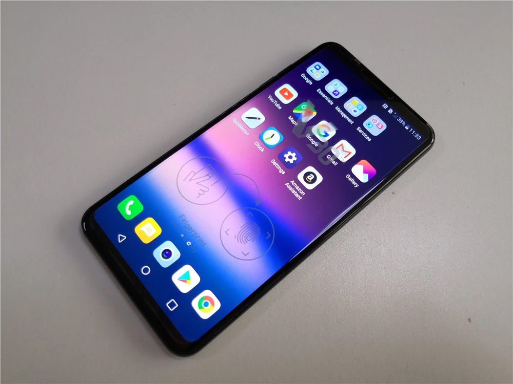 LG V30 US998, четыре ядра, 6,0 дюймов, 4 Гб ОЗУ, 64 Гб ПЗУ, задняя камера, 16,0 Мп, 3 камеры LTE, отпечаток пальца, разблокированный мобильный телефон