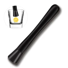 1 шт. черный бар из нержавеющей стали для коктейлей мятный мусор для напитков фруктовый ледяной Миксер для коктейлей бармен барная посуда барные инструменты