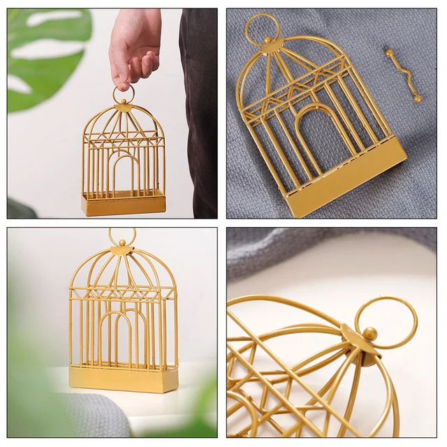 Kreatív Szúnyogtekercs -Tartó Északi Stílusú Madárketrec Forma Nyári Nap Vas Szúnyogriasztó Füstök Állványos Tányér Otthoni Dekoráció - Image 2