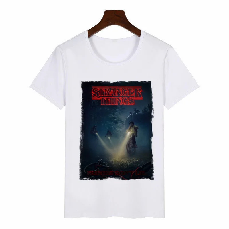 

2019 New Summer Women's T-Shirt Stranger Things Graphic Tees Women Harajuku T-Shirt Anime Female Tops Aesthetic Clothes